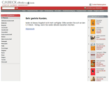 Tablet Screenshot of chbeck.ciando.com