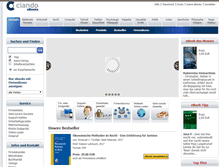 Tablet Screenshot of ciando.com