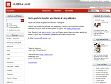 Tablet Screenshot of huberlang.ciando.com