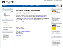 Tablet Screenshot of hogrefe.ciando.com